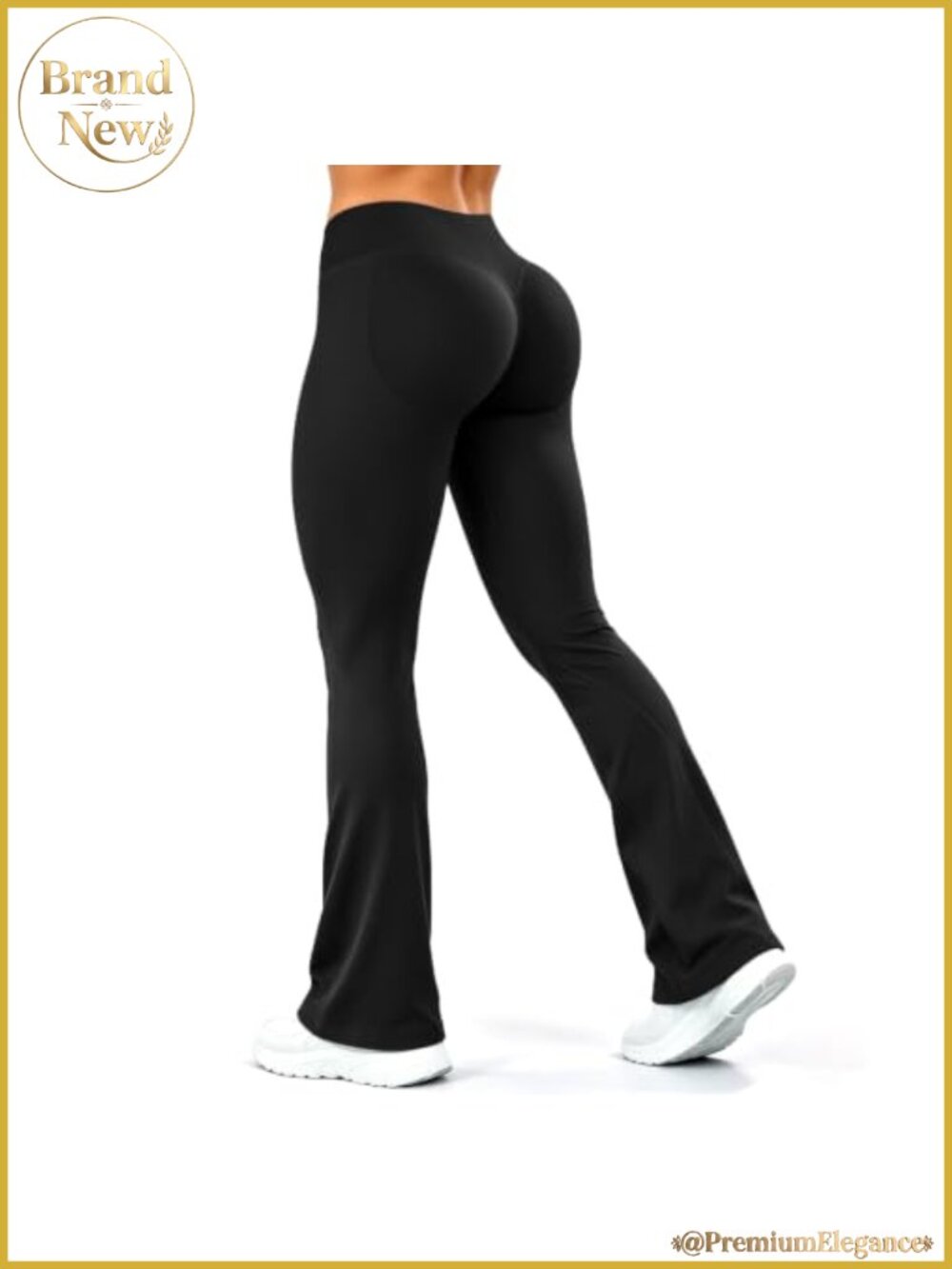 Mini Flared Impact Leggings High Waisted Tummy Control Seamless Scrunch Butt